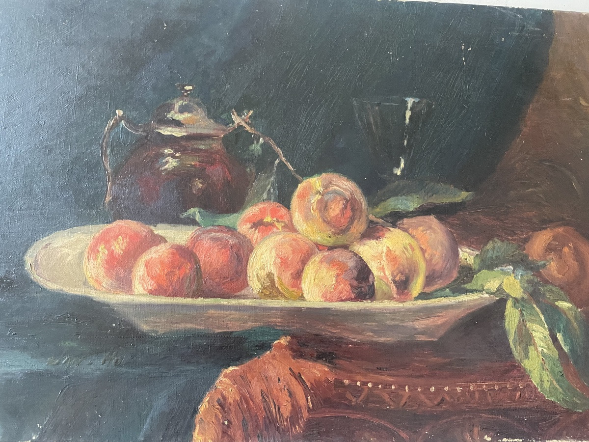 Still Life With Fruit And Teapot By Lan-ho -photo-8
