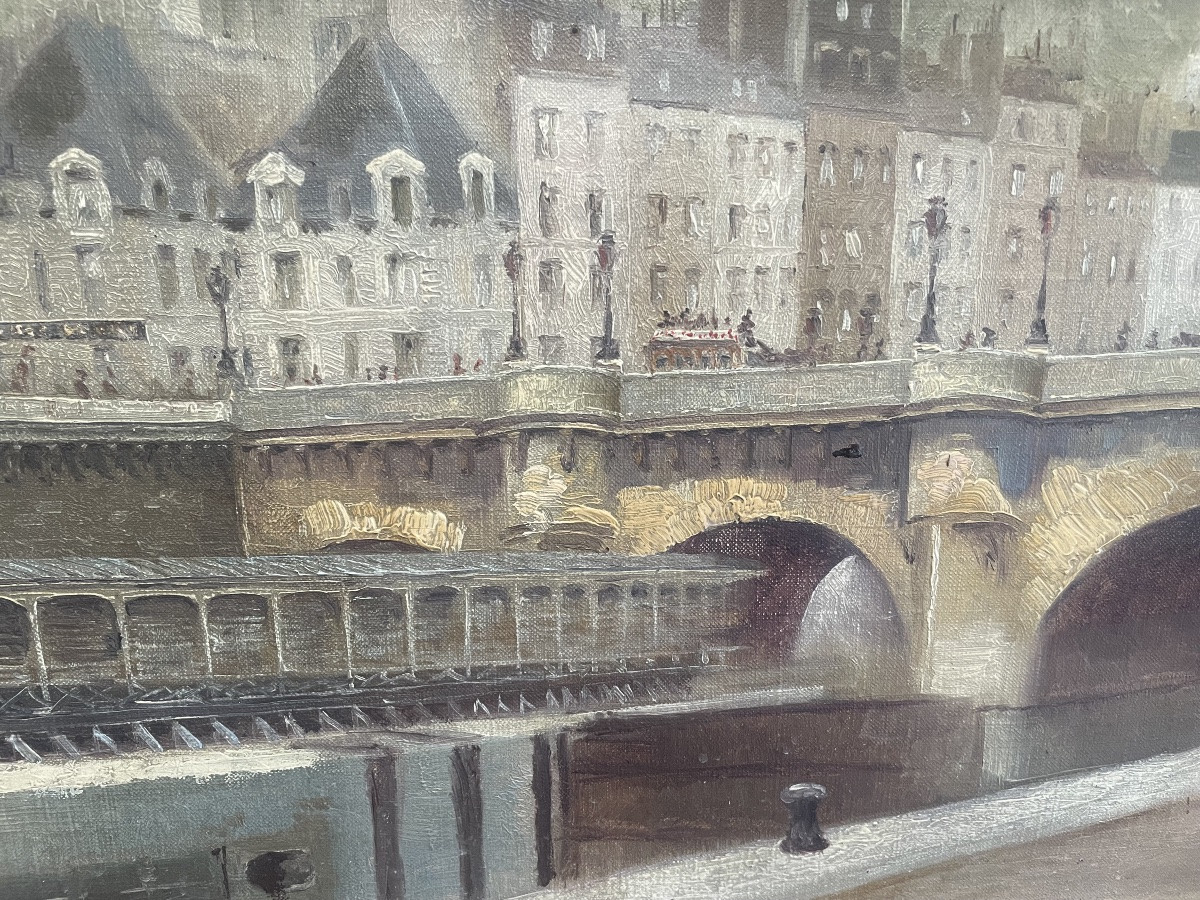 Bridge And City Of Paris -photo-4