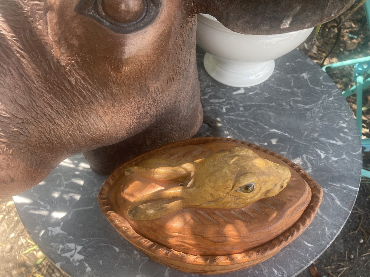 Pillivuyt Porcelain Hare Terrine-photo-5