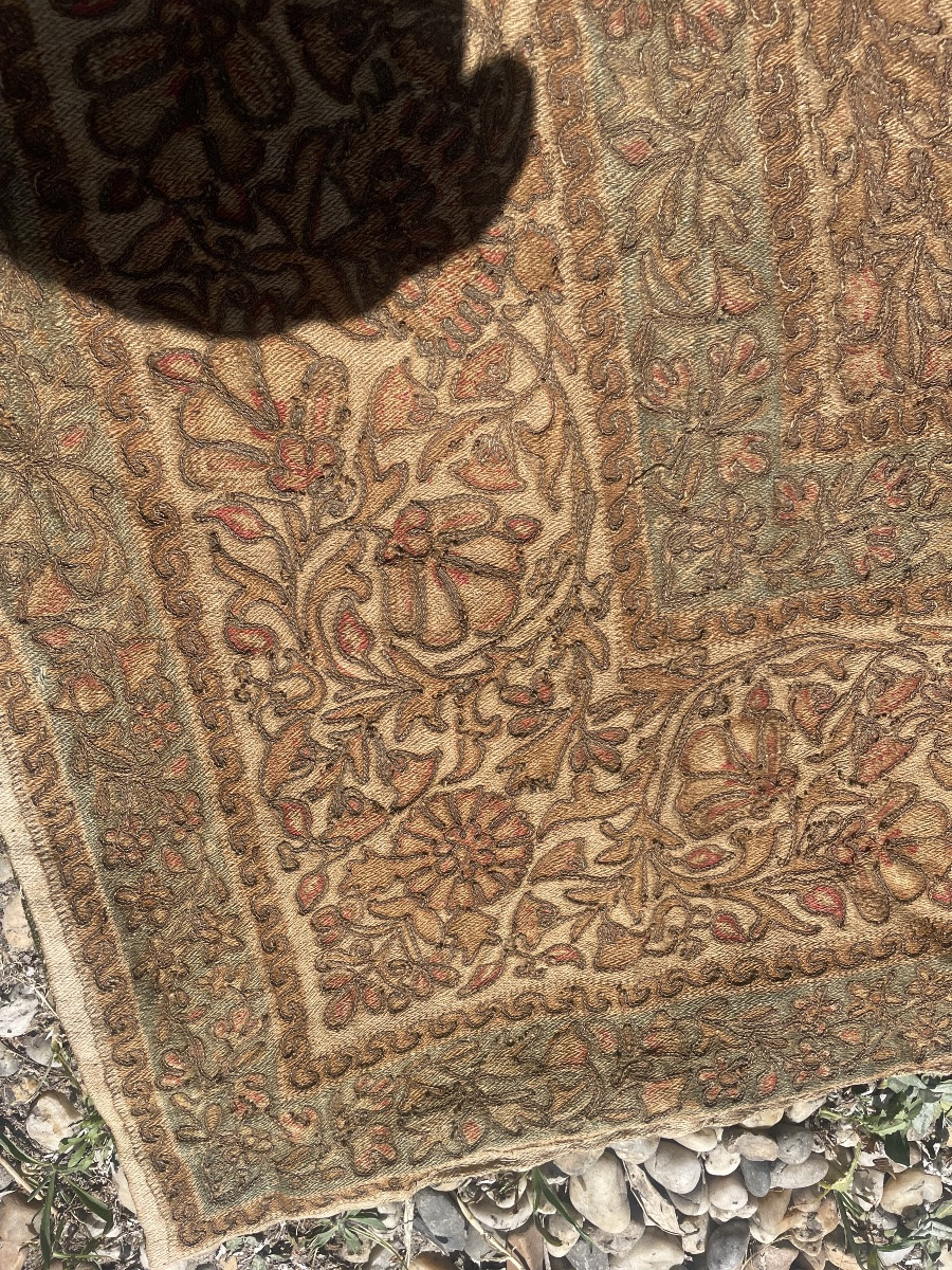 Tapisserie asiatique brodeé XVIII eme -photo-5