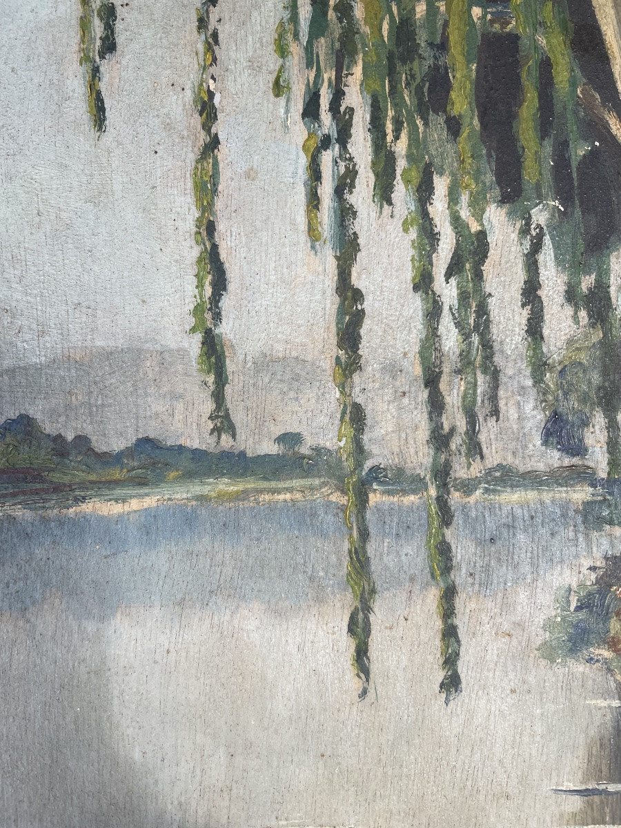 Tableau paysage rivière -photo-4