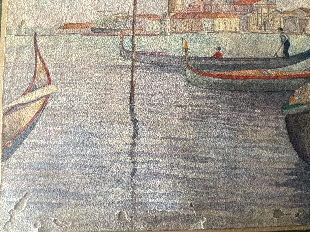 Les gondoliers à Venise -photo-4