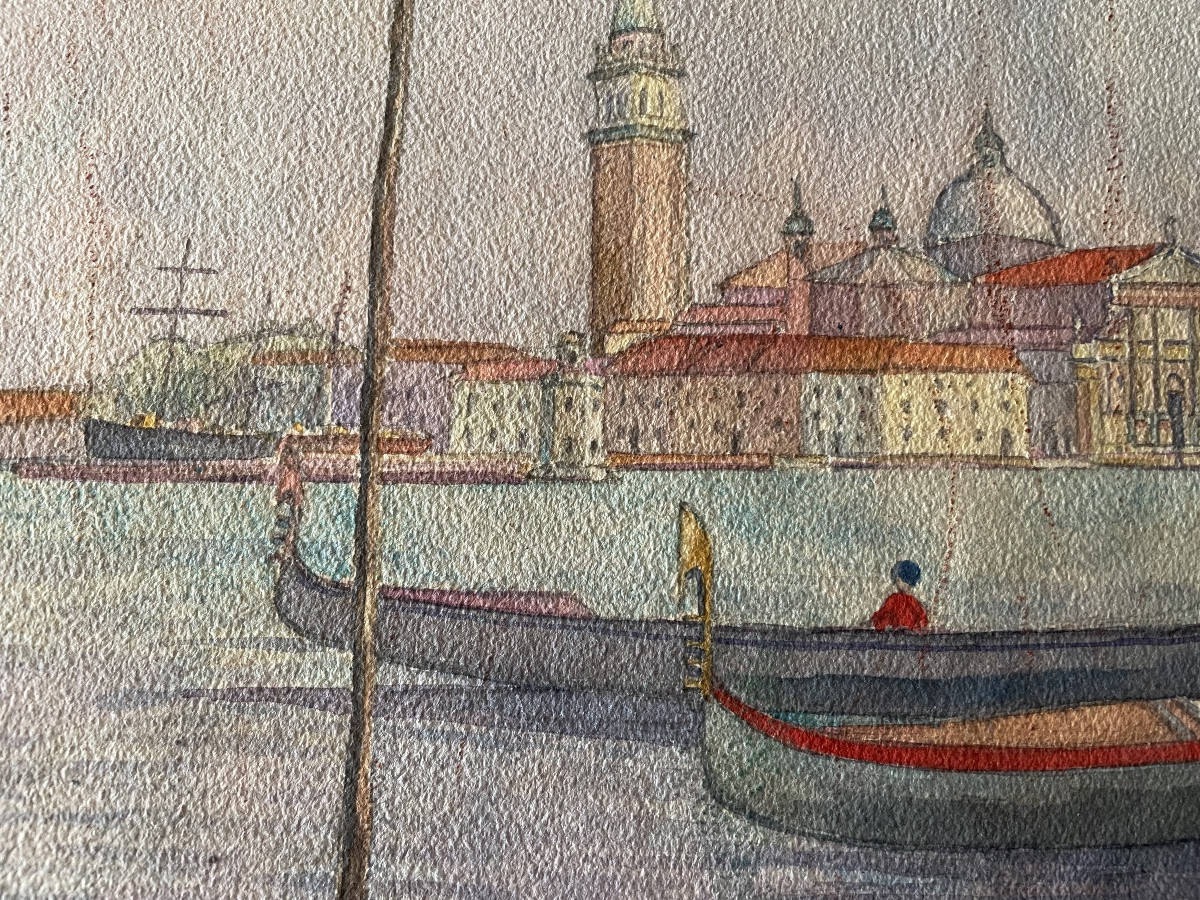 Les gondoliers à Venise -photo-3