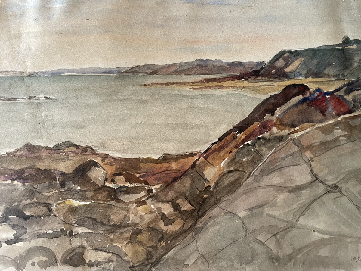 Sea And Rocks By Marcel Charpaux -photo-2