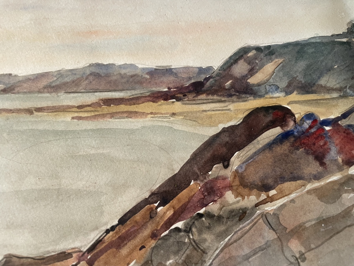 Sea And Rocks By Marcel Charpaux 