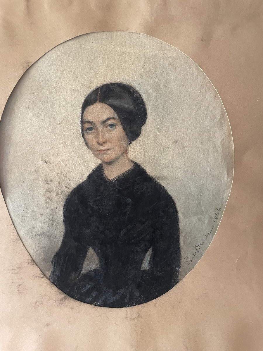 Young Lady With A Bun By Paul Brindeau -photo-4