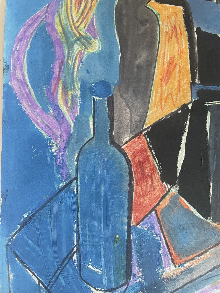 La bouteille bleu de pierre Ambrogiani-photo-5
