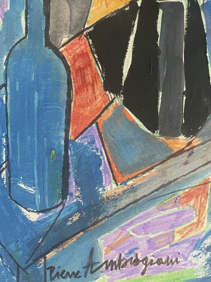 La bouteille bleu de pierre Ambrogiani-photo-6