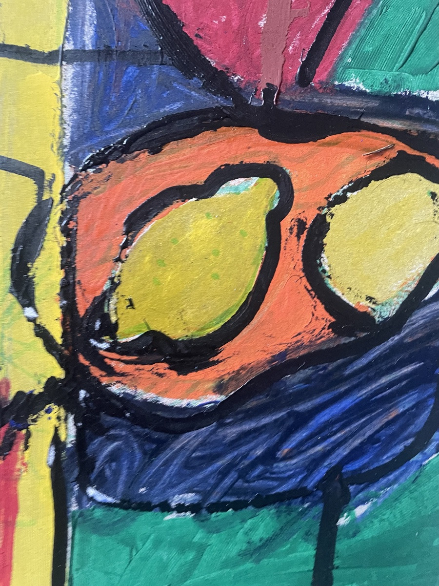 Still Life With Guitar By Pierre Ambrogiani -photo-3