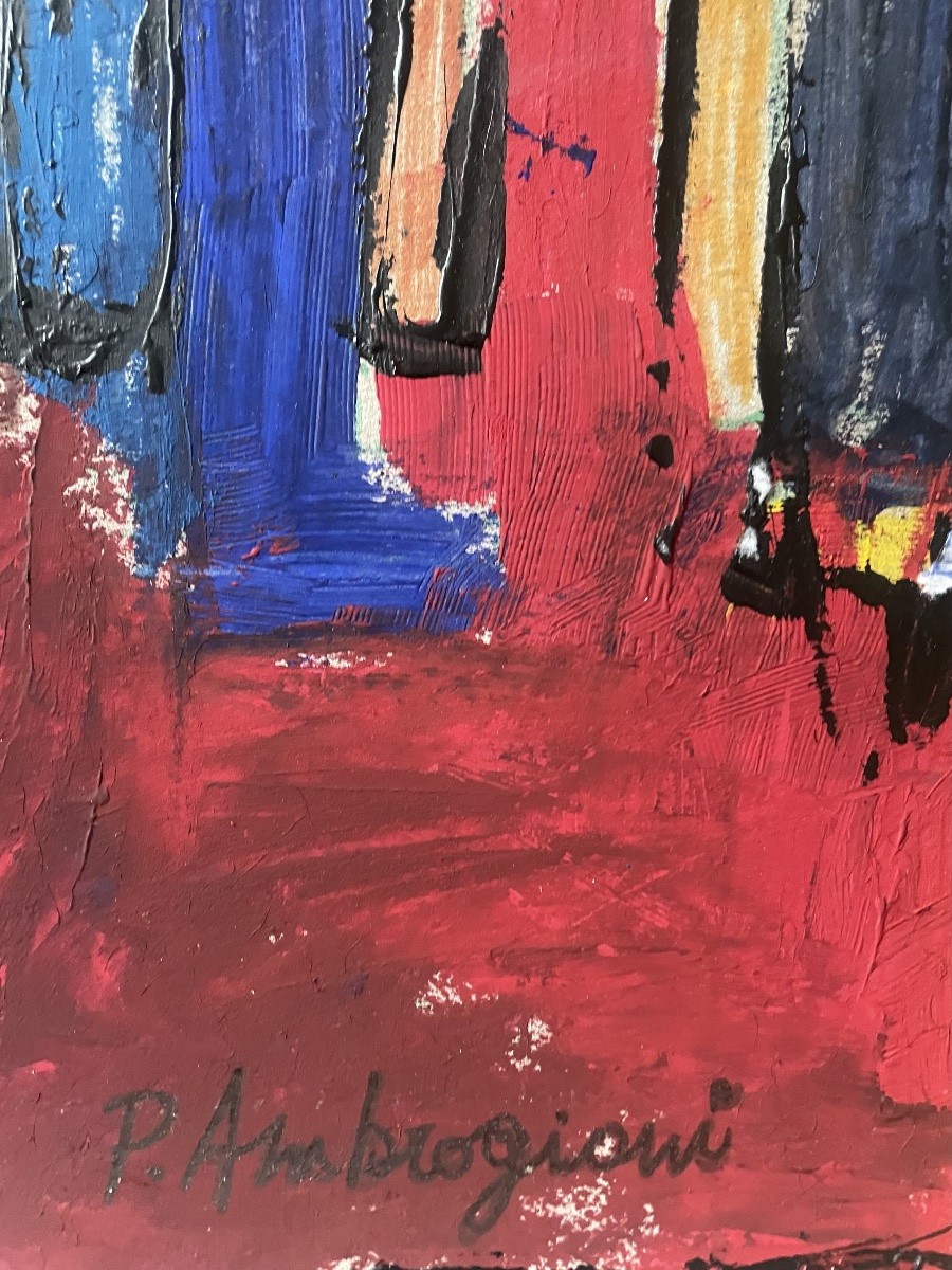 Still Life With Guitar By Pierre Ambrogiani -photo-7