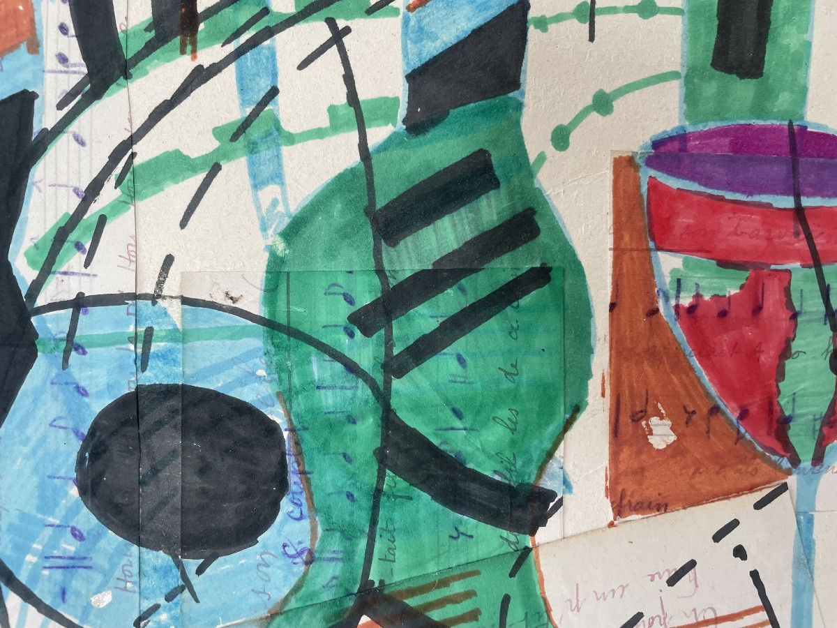 Gouache et collages de Franciska Clausen -photo-4