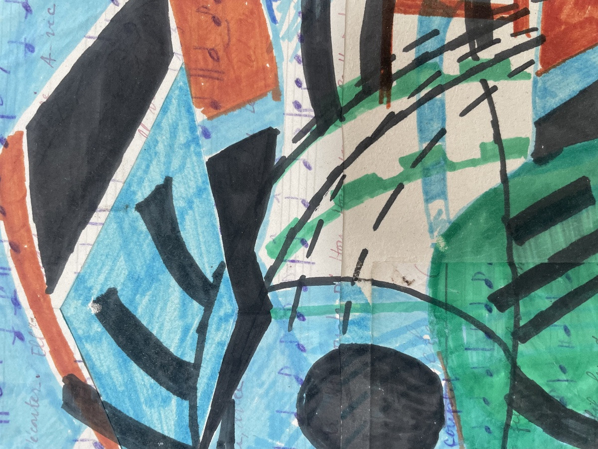 Gouache et collages de Franciska Clausen -photo-4