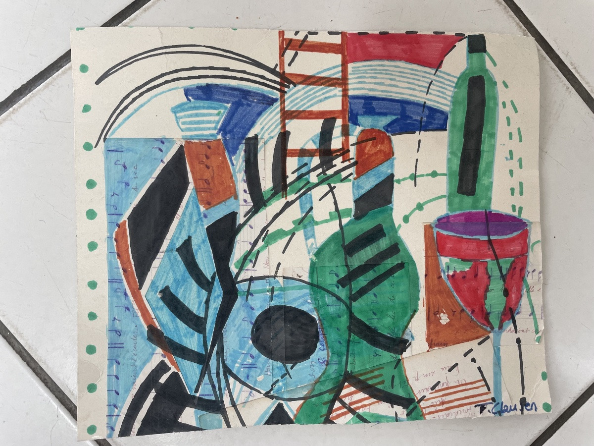 Gouache et collages de Franciska Clausen -photo-8