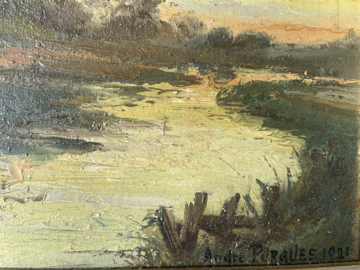 Paysage à la rivière 