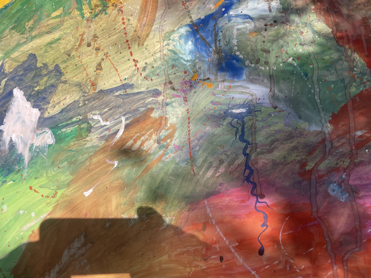 Large Abstract Watercolor -photo-4