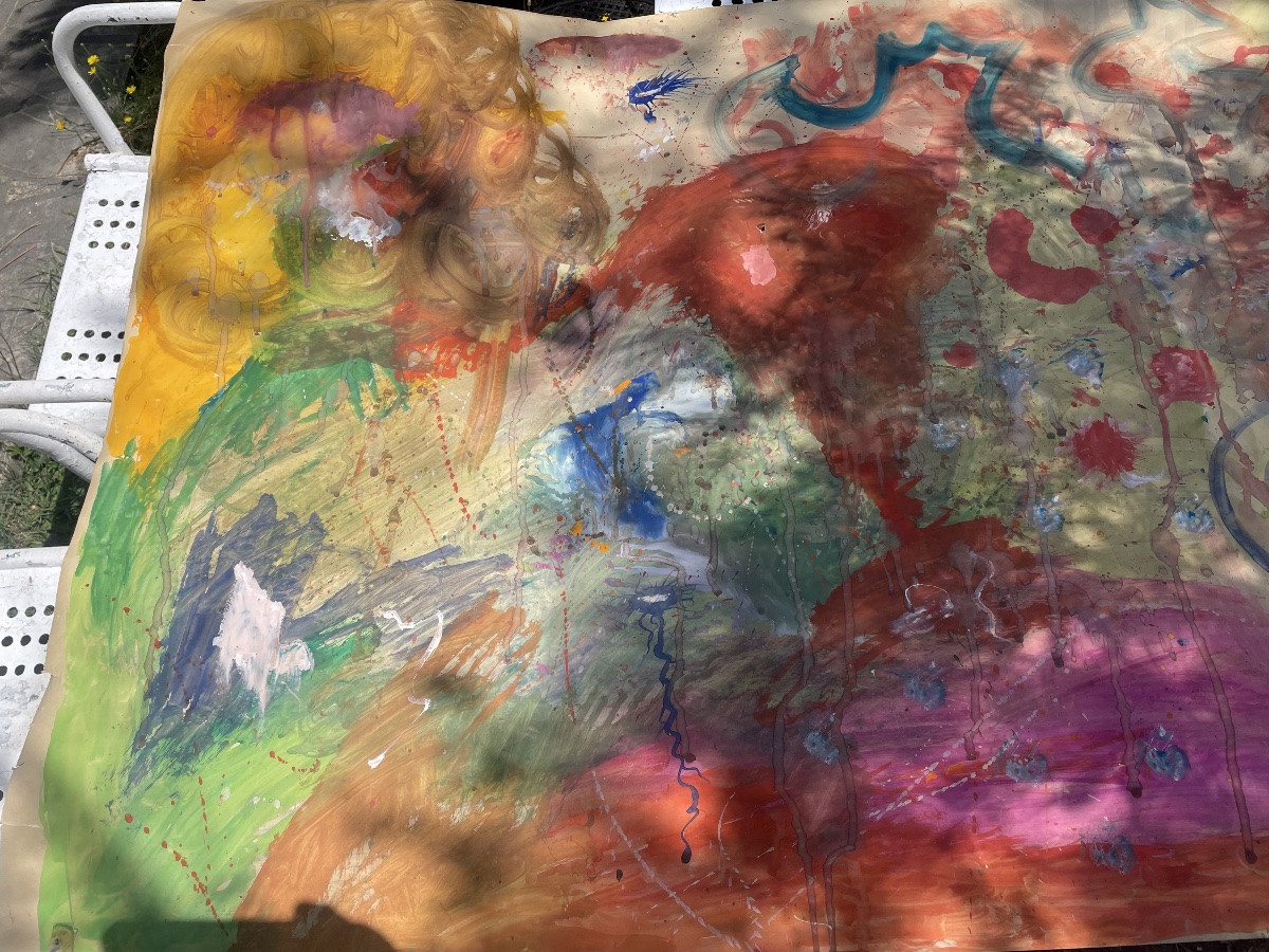 Large Abstract Watercolor -photo-4