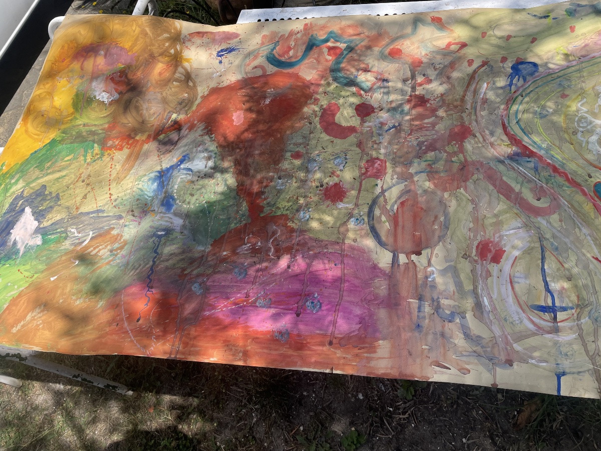 Large Abstract Watercolor -photo-7