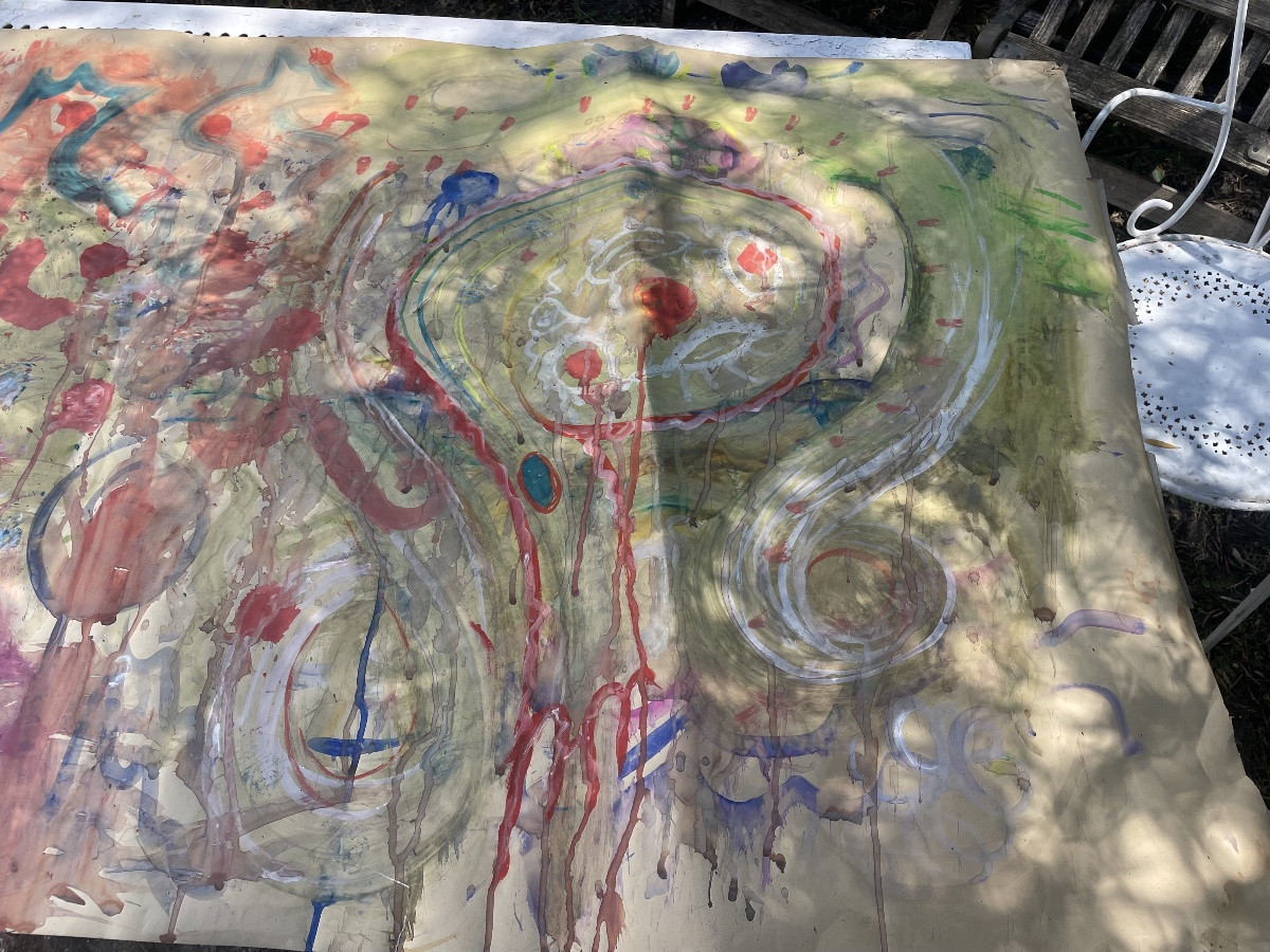 Large Abstract Watercolor -photo-8