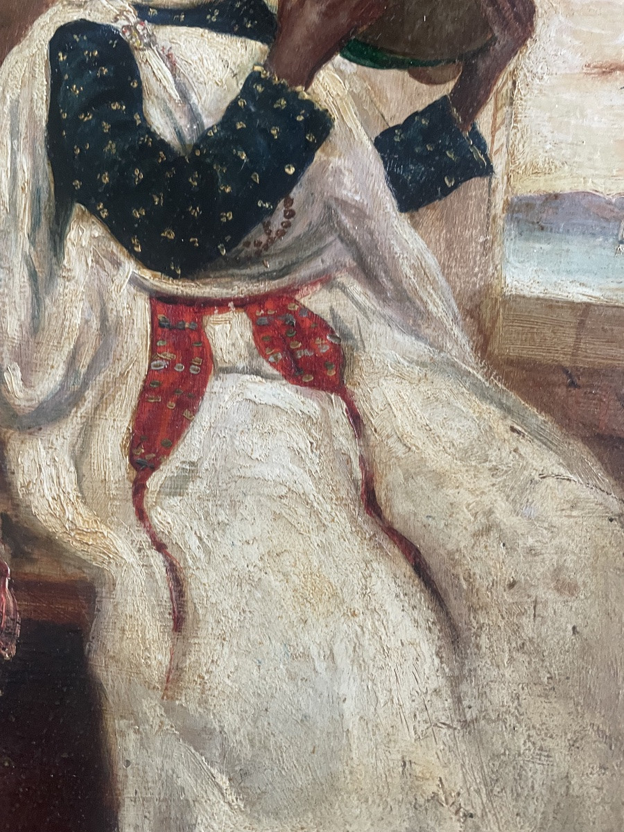 Palette de peintre orientaliste -photo-1