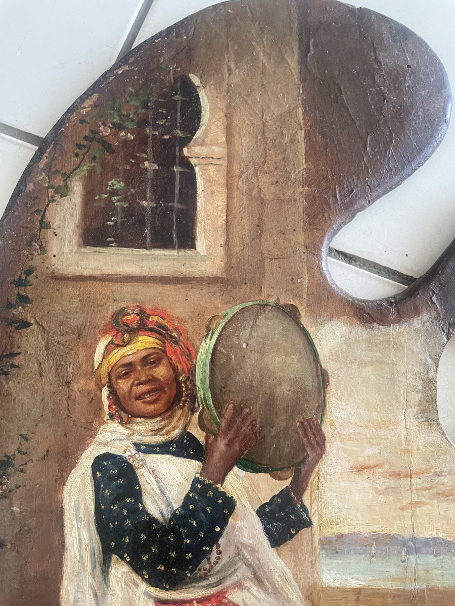Palette de peintre orientaliste -photo-2