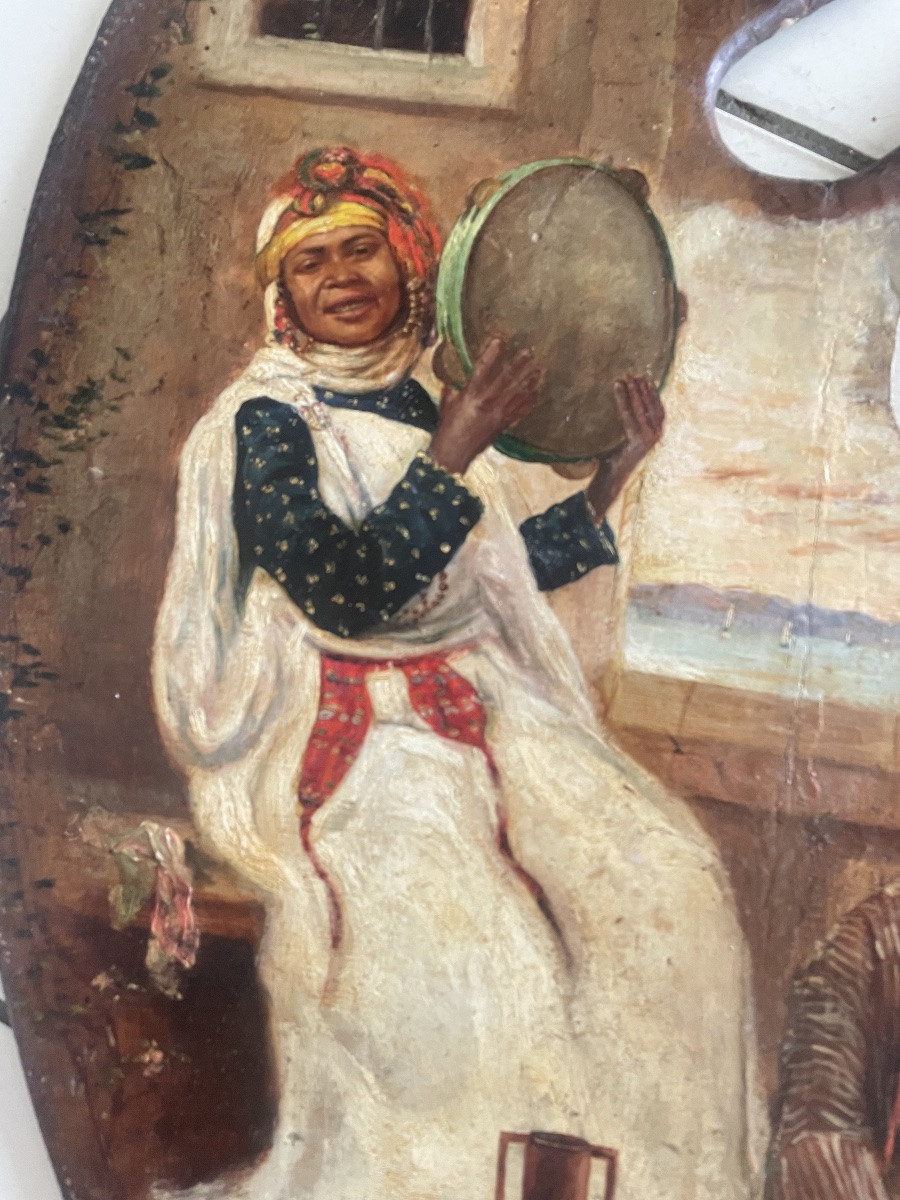 Palette de peintre orientaliste -photo-3