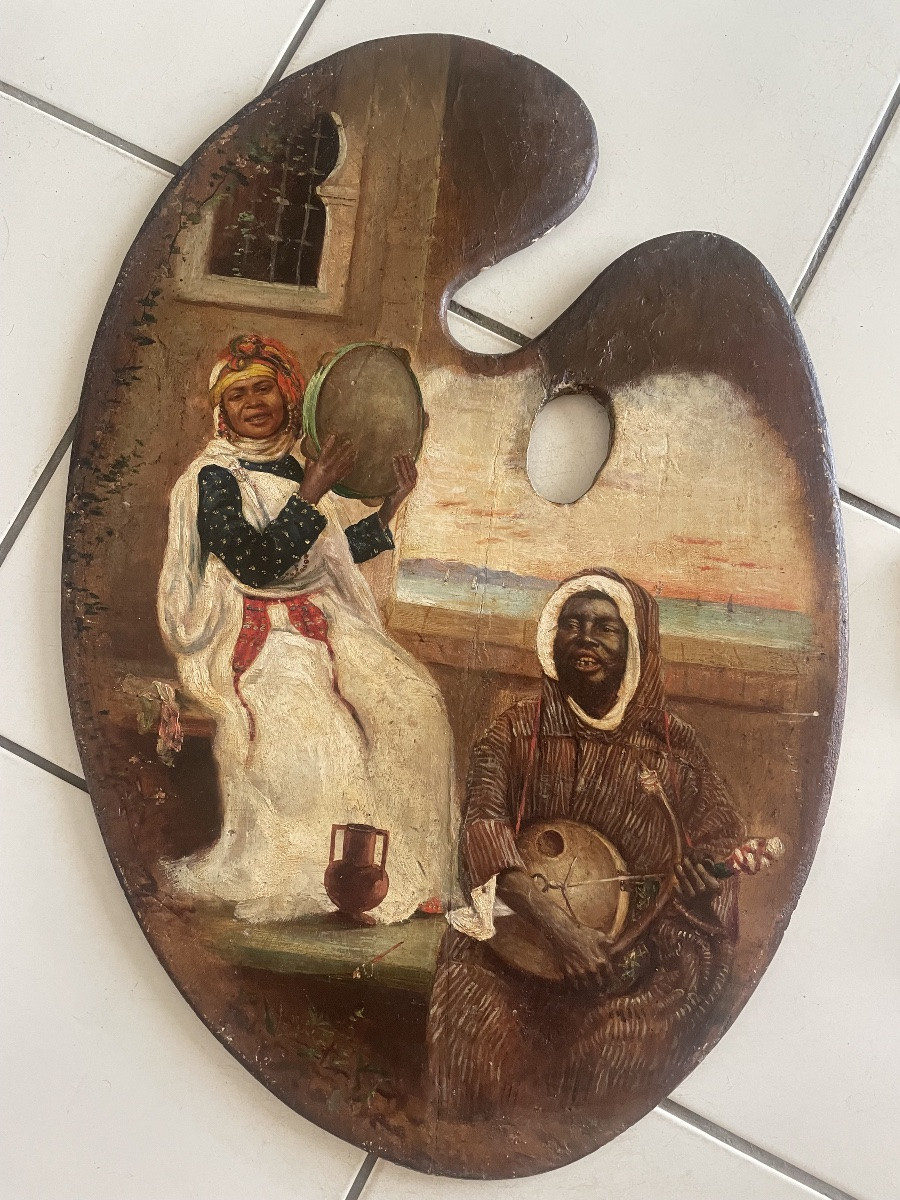 Palette de peintre orientaliste -photo-8