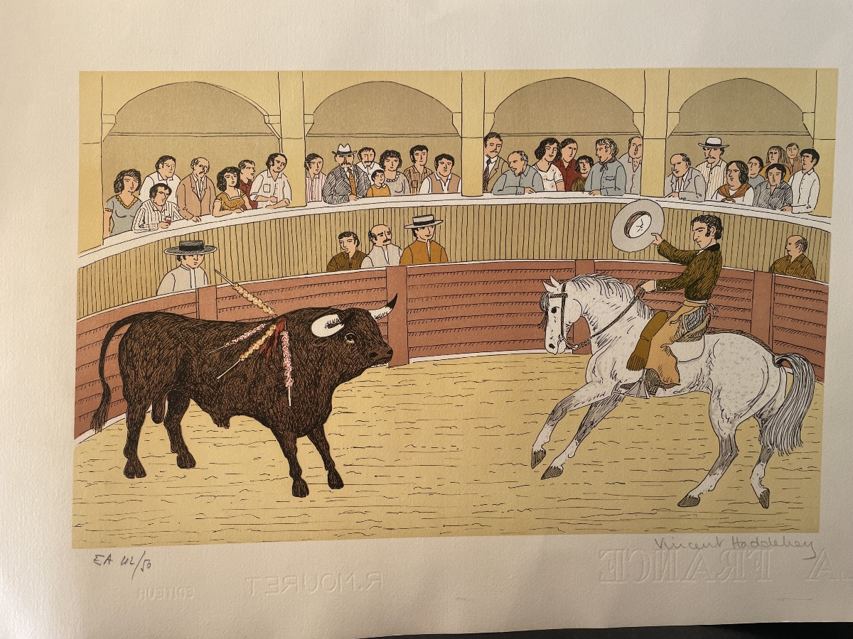 Lithograph By Vincent Haddelsey -photo-1