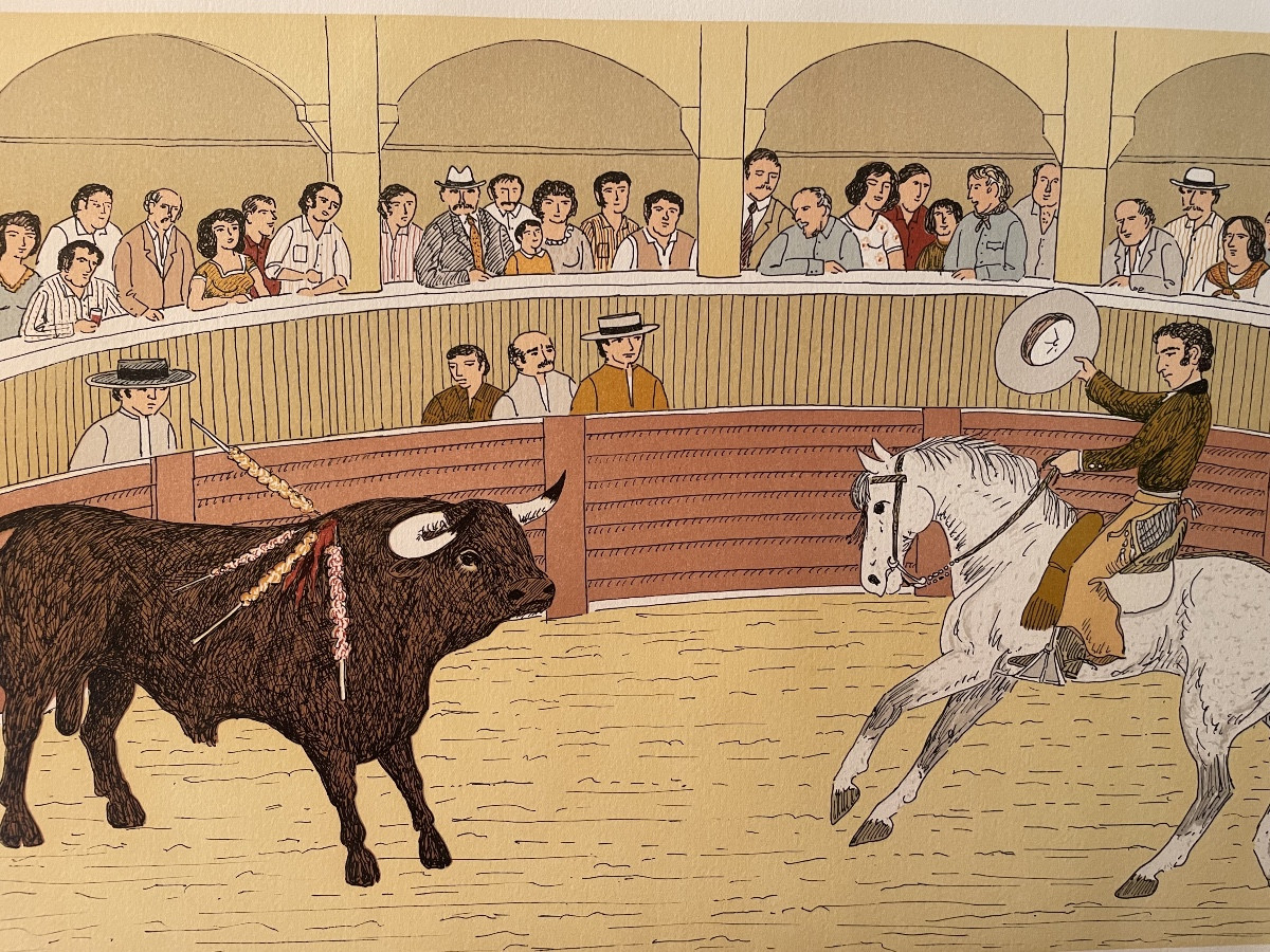 Lithograph By Vincent Haddelsey 