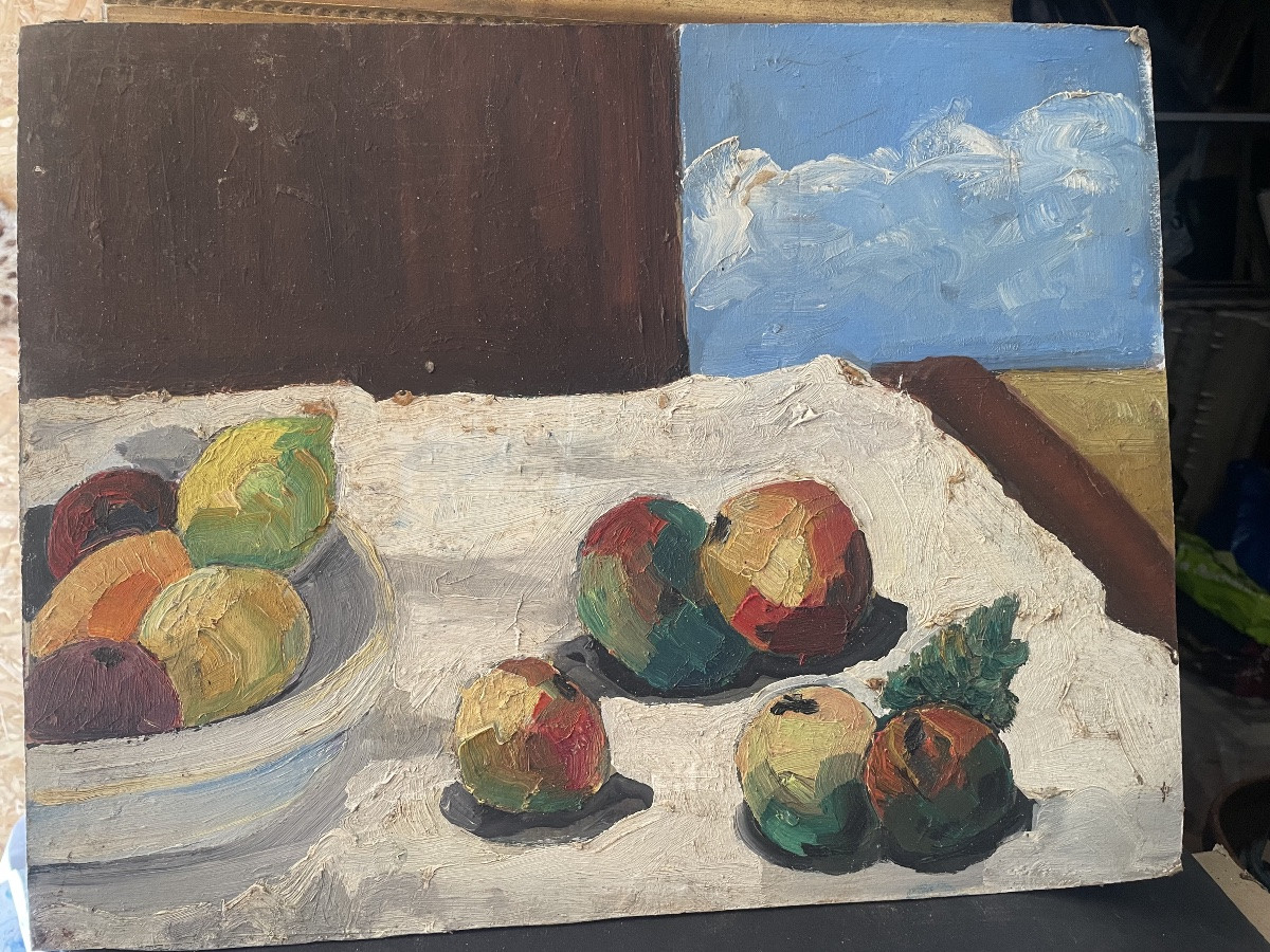 Nature morte aux citrons et fruits -photo-4