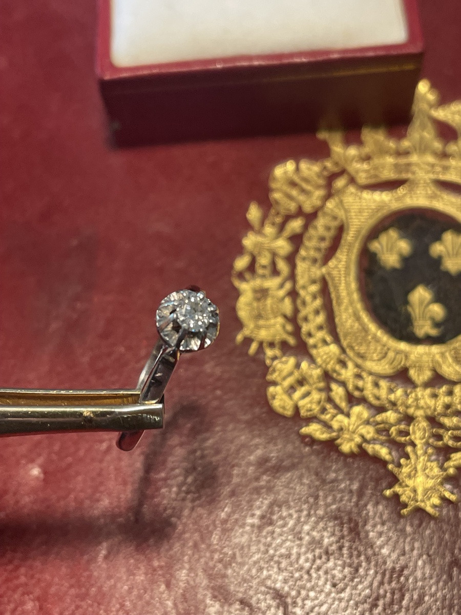 Bague or solitaire diamant -photo-2