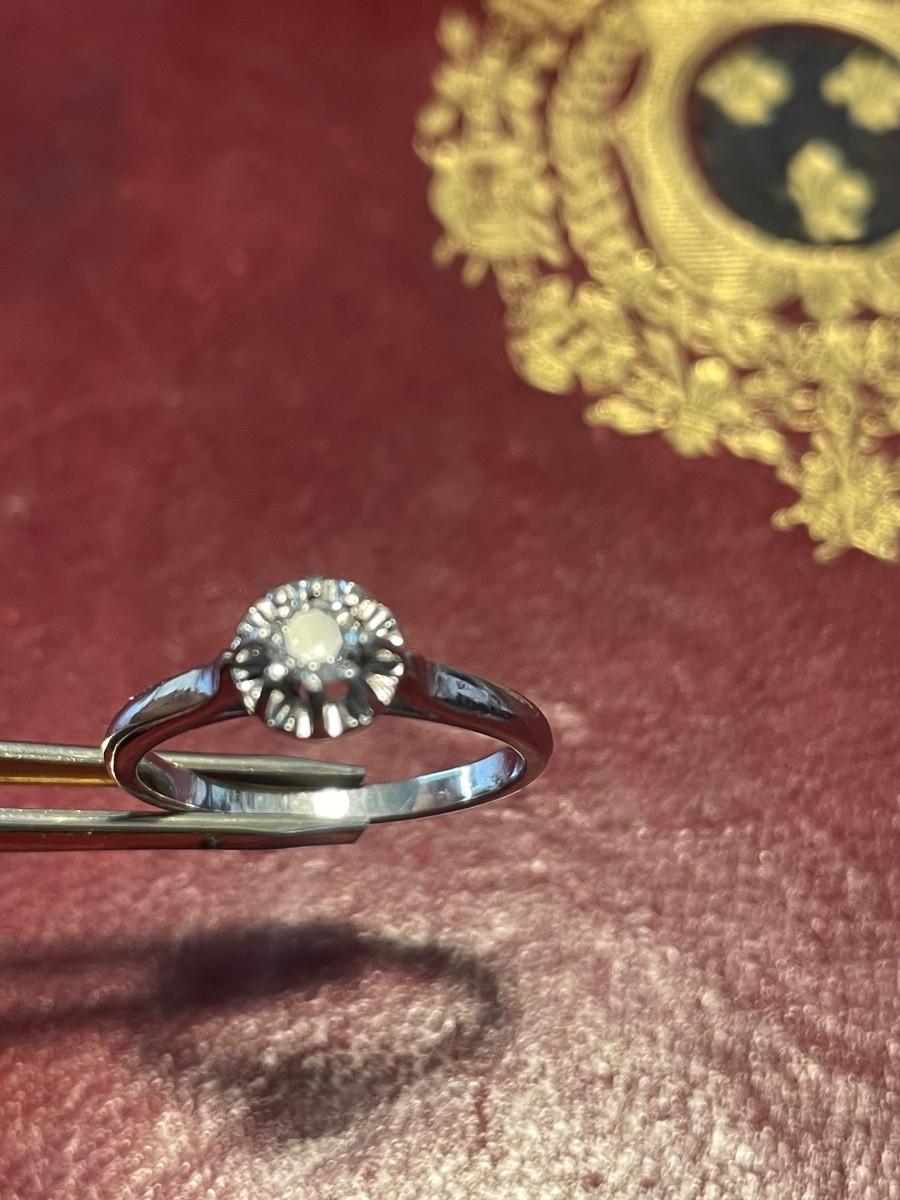 Bague or solitaire diamant -photo-4