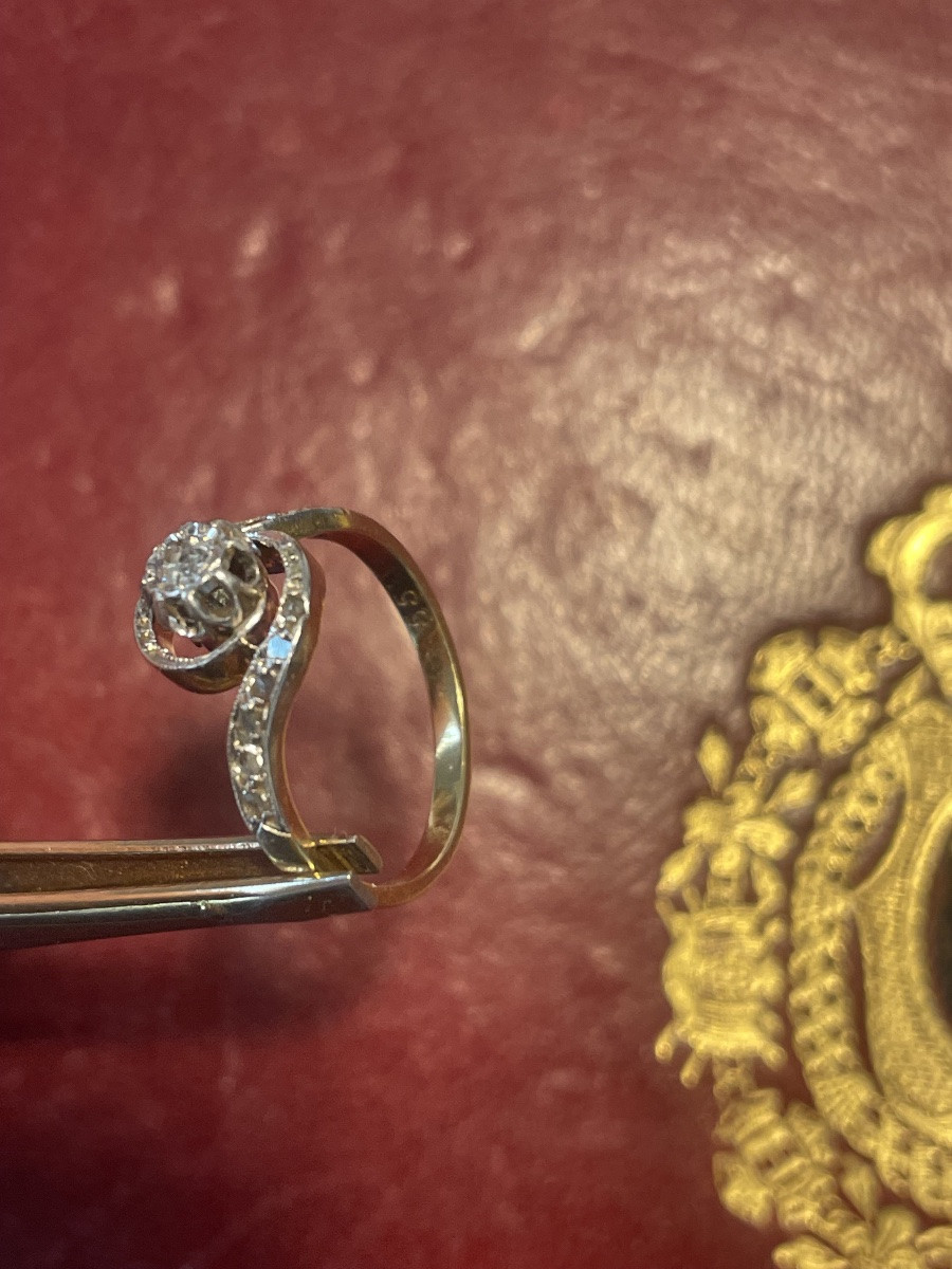 Bague or et diamant -photo-2