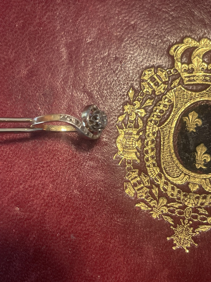 Bague or et diamant -photo-4