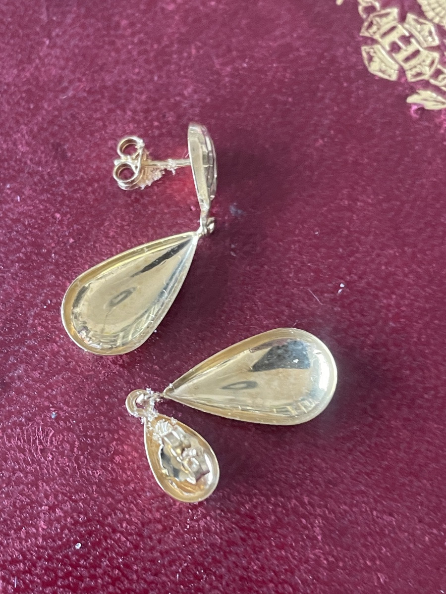 Paire de boucles d’oreilles or -photo-8
