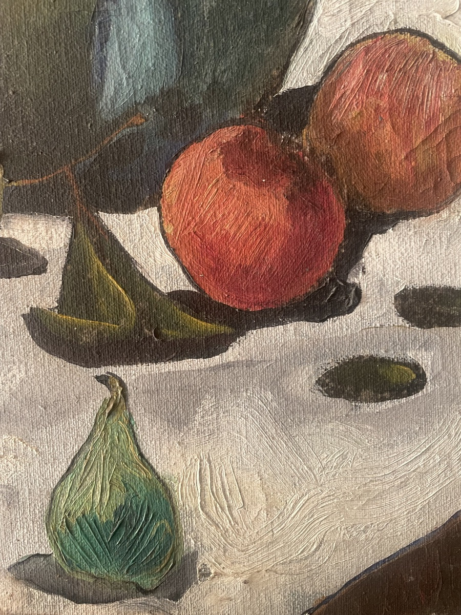 Still Life With Fig And Peaches -photo-2