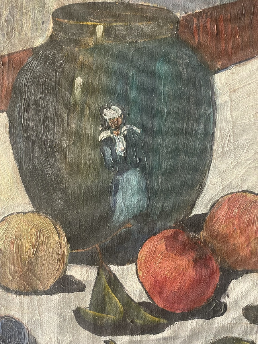 Still Life With Fig And Peaches -photo-7