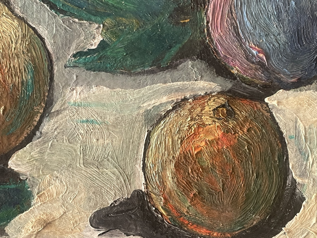 Still Life With Fruit By Aubin 