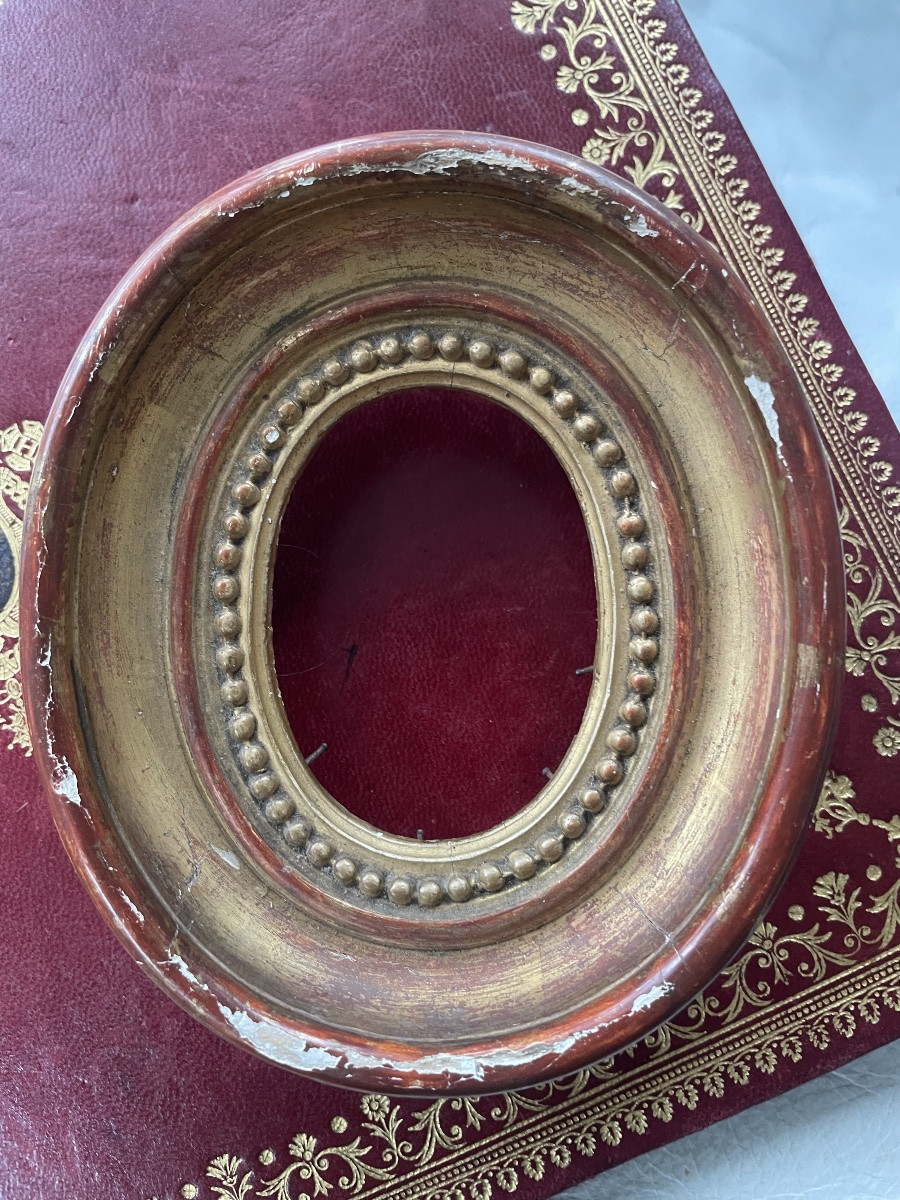 Small Oval Frame 18th Century Louis XVI -photo-2