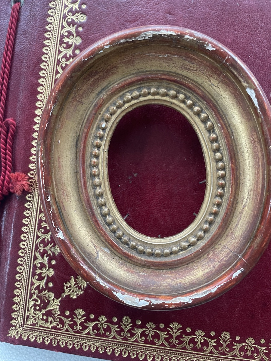 Small Oval Frame 18th Century Louis XVI -photo-3