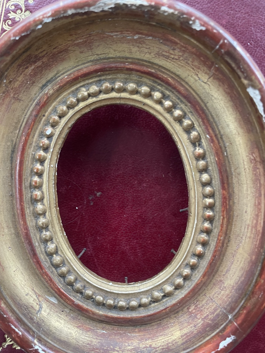 Small Oval Frame 18th Century Louis XVI -photo-7