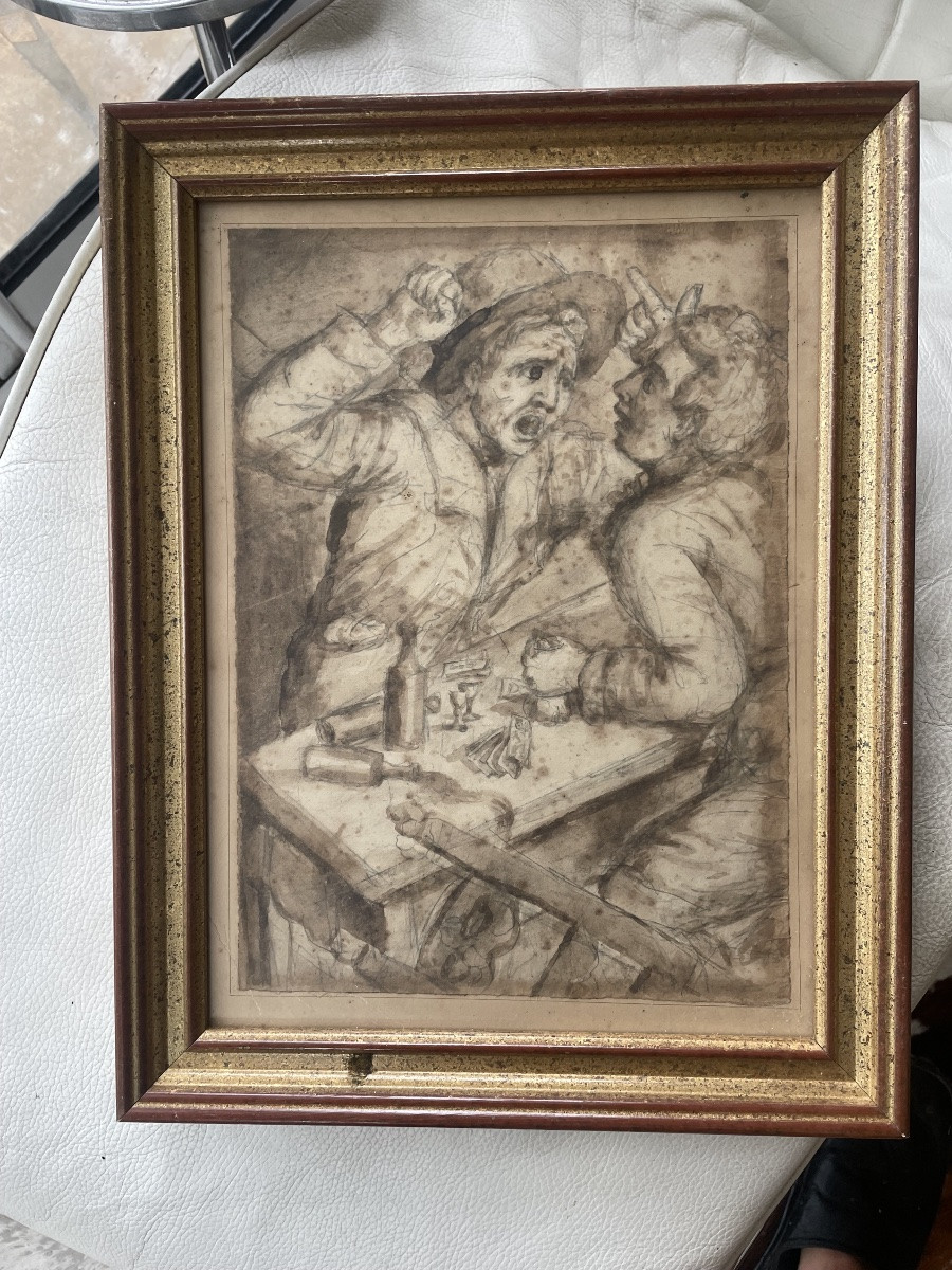 Dessin scène d’auberge -photo-4