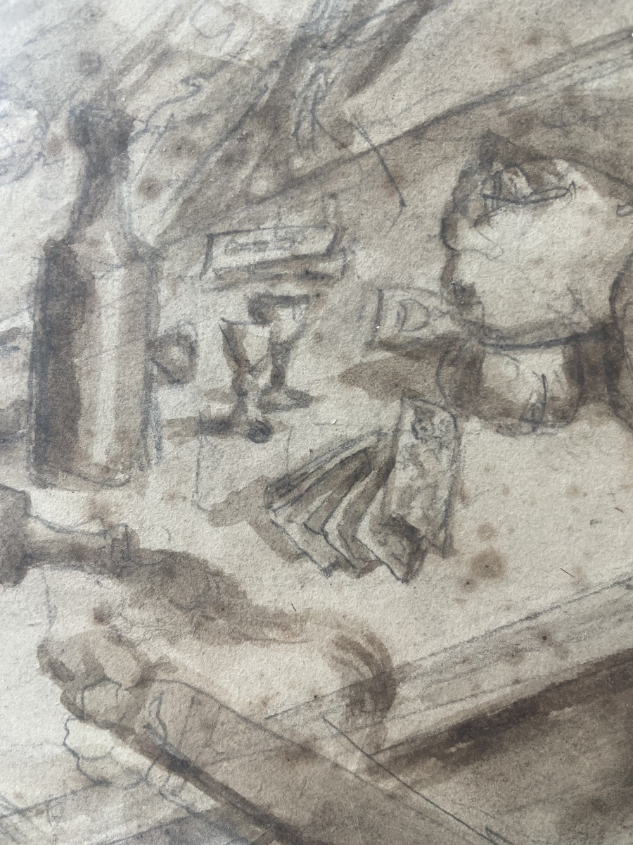 Dessin scène d’auberge -photo-4