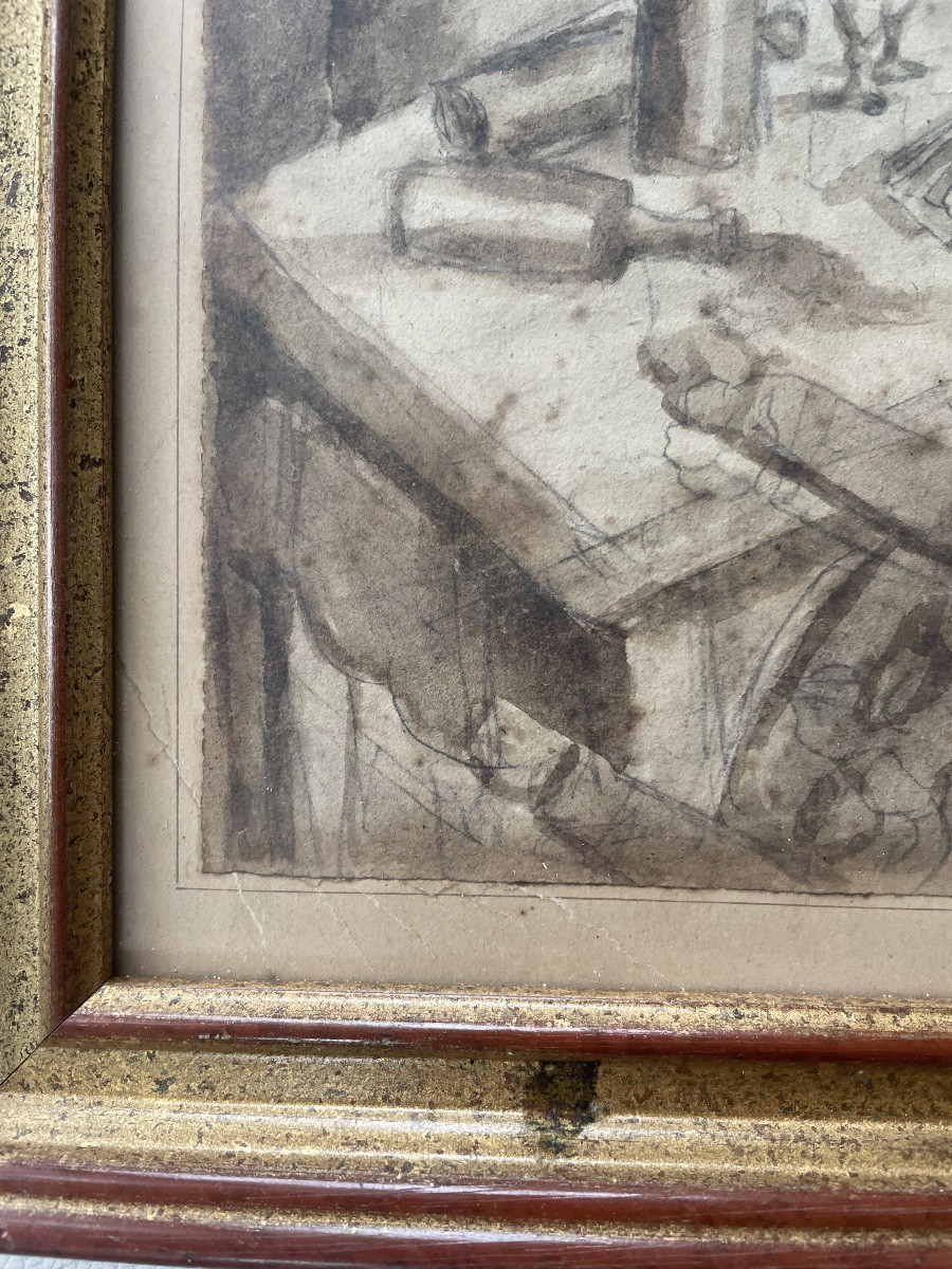 Dessin scène d’auberge -photo-8