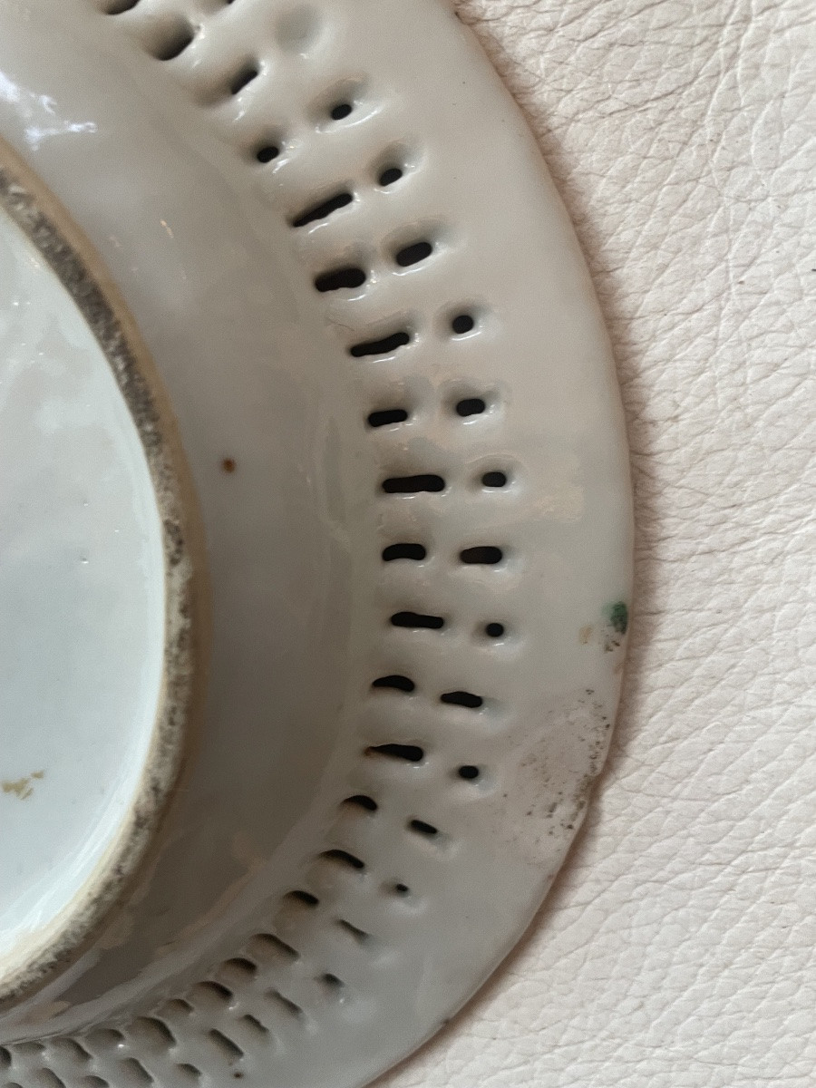 Cantonese Porcelain Basket And Dish -photo-5