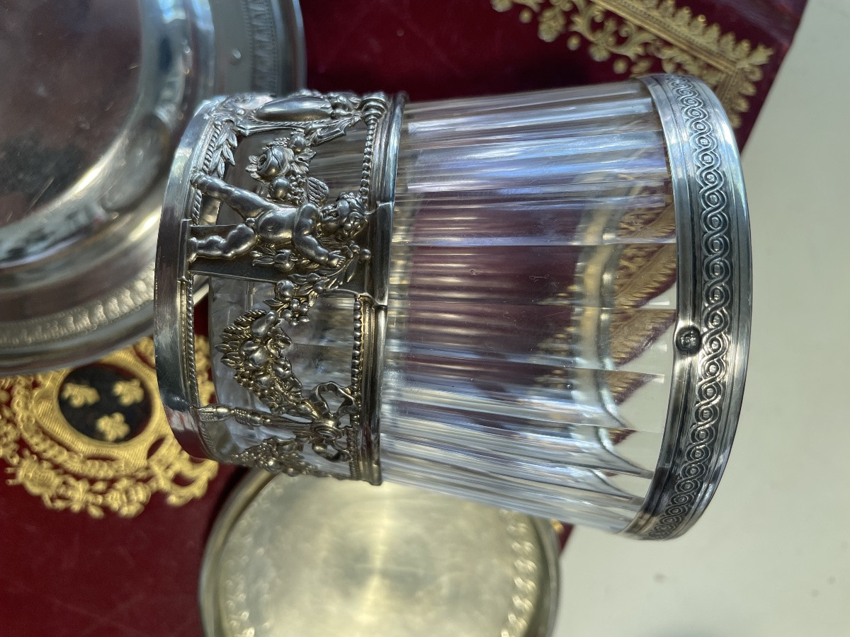 Sucrier argent aux angelots -photo-2
