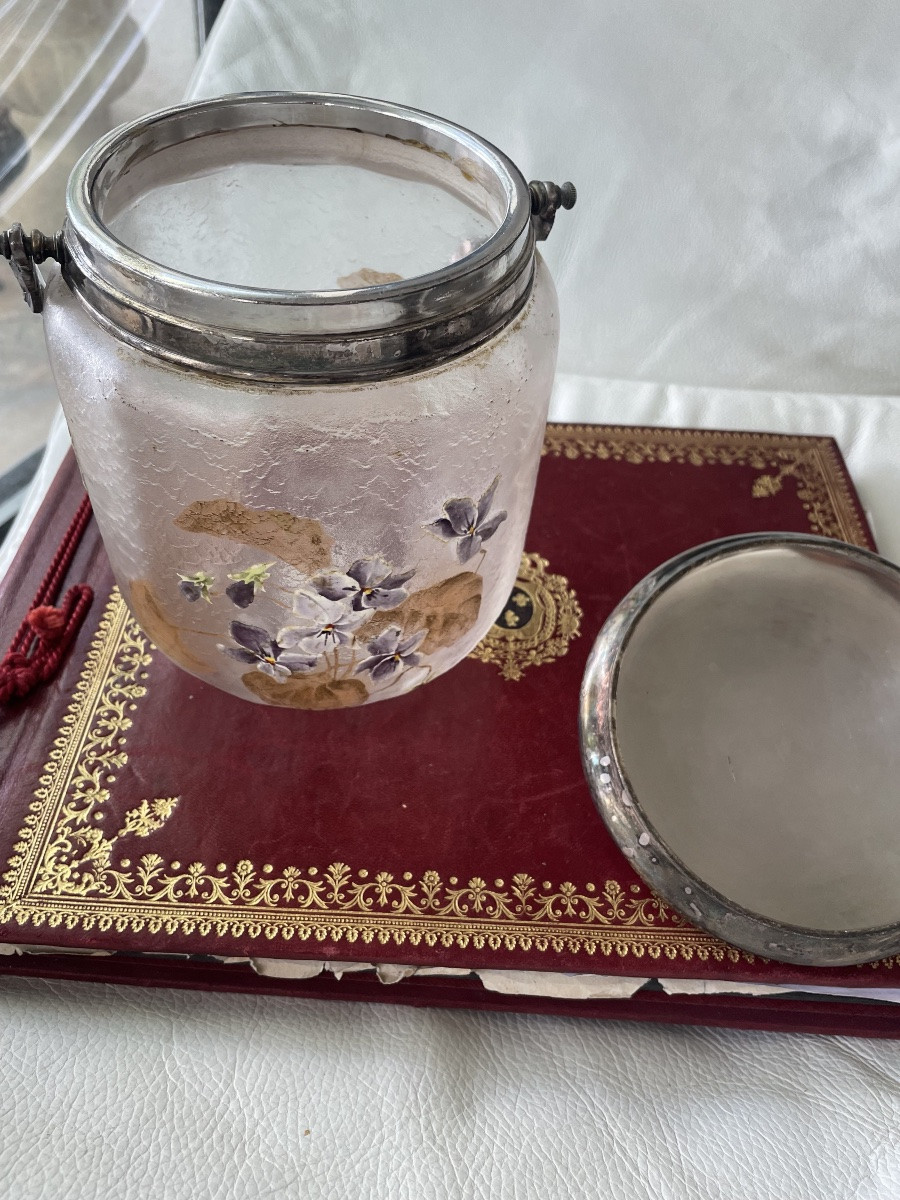 Enameled Glass Candy Box -photo-4