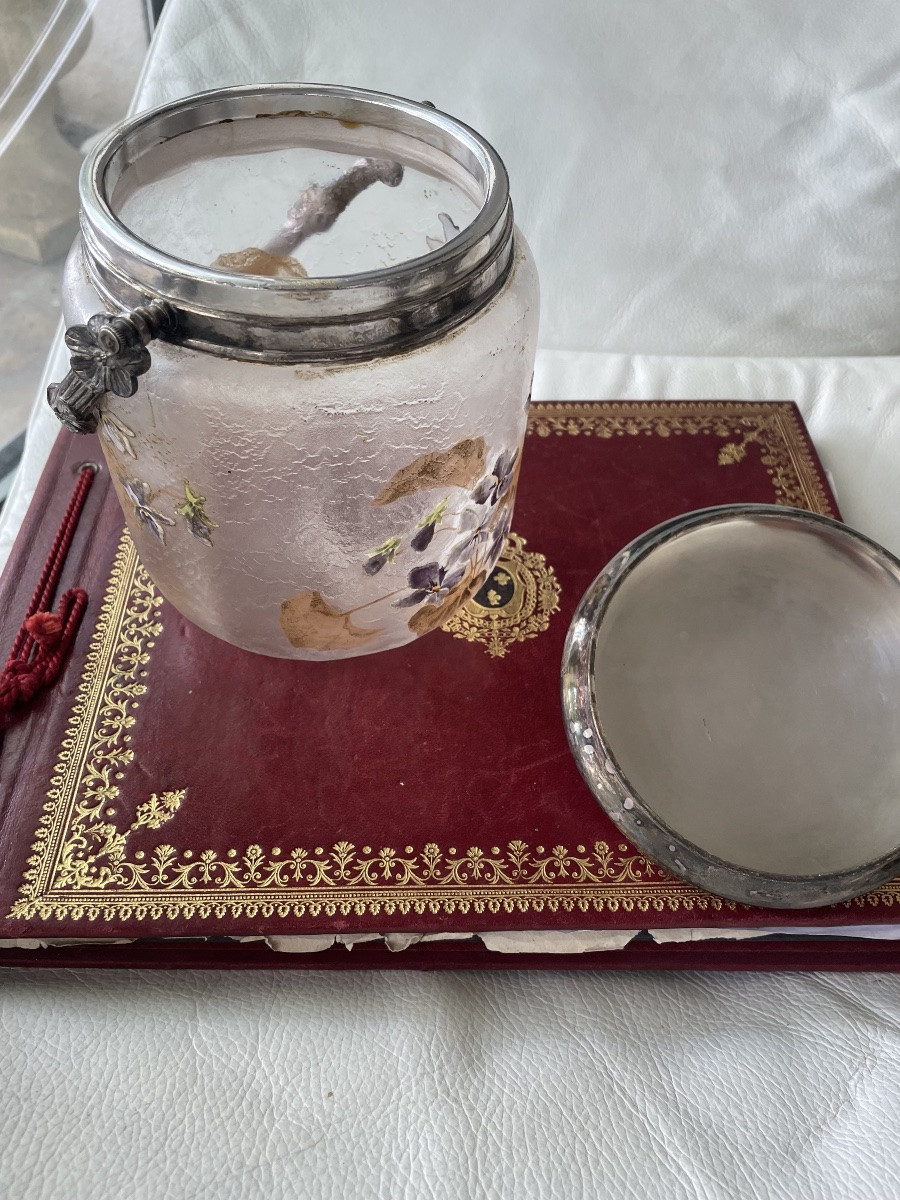 Enameled Glass Candy Box -photo-1