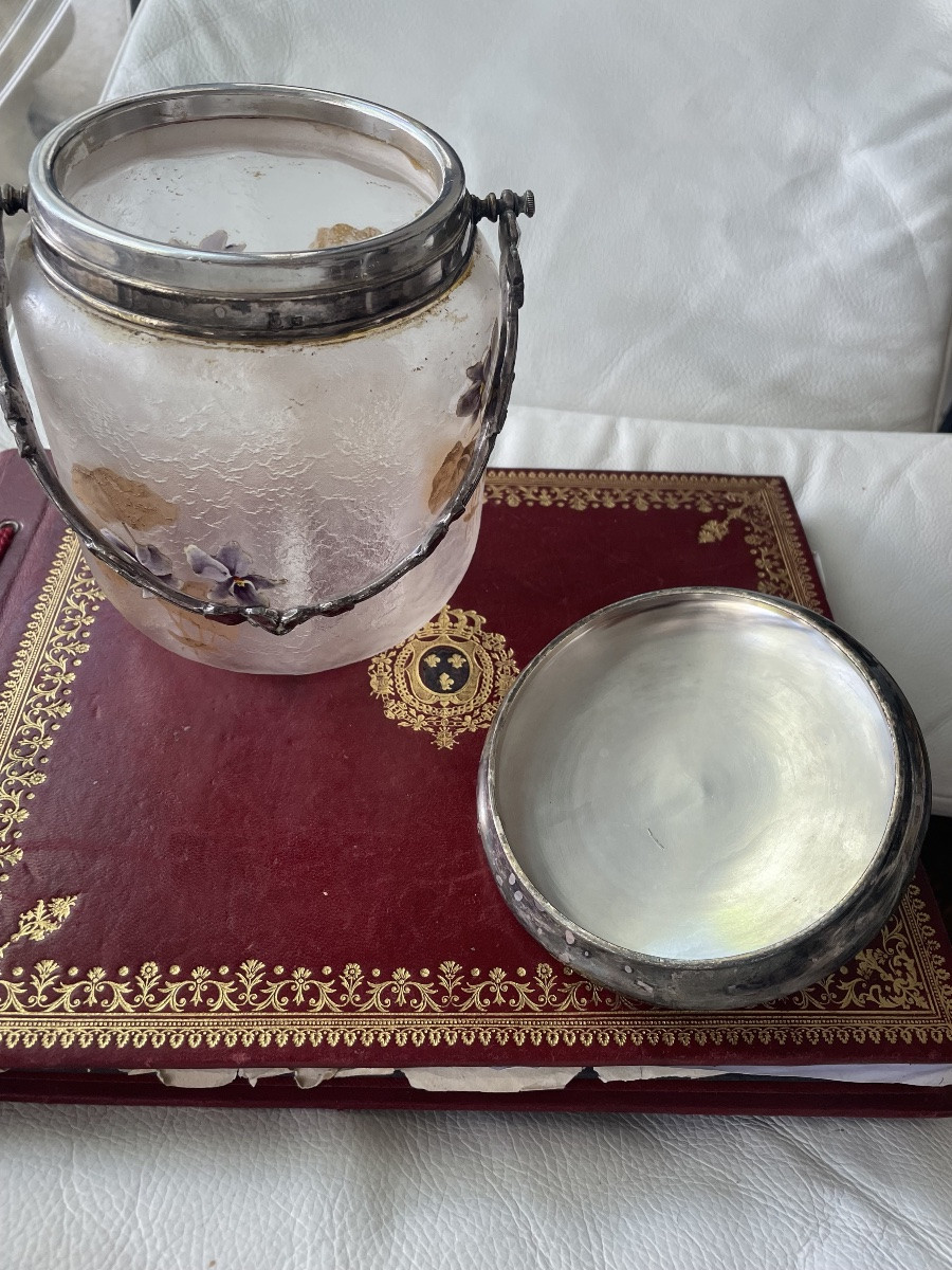 Enameled Glass Candy Box -photo-2