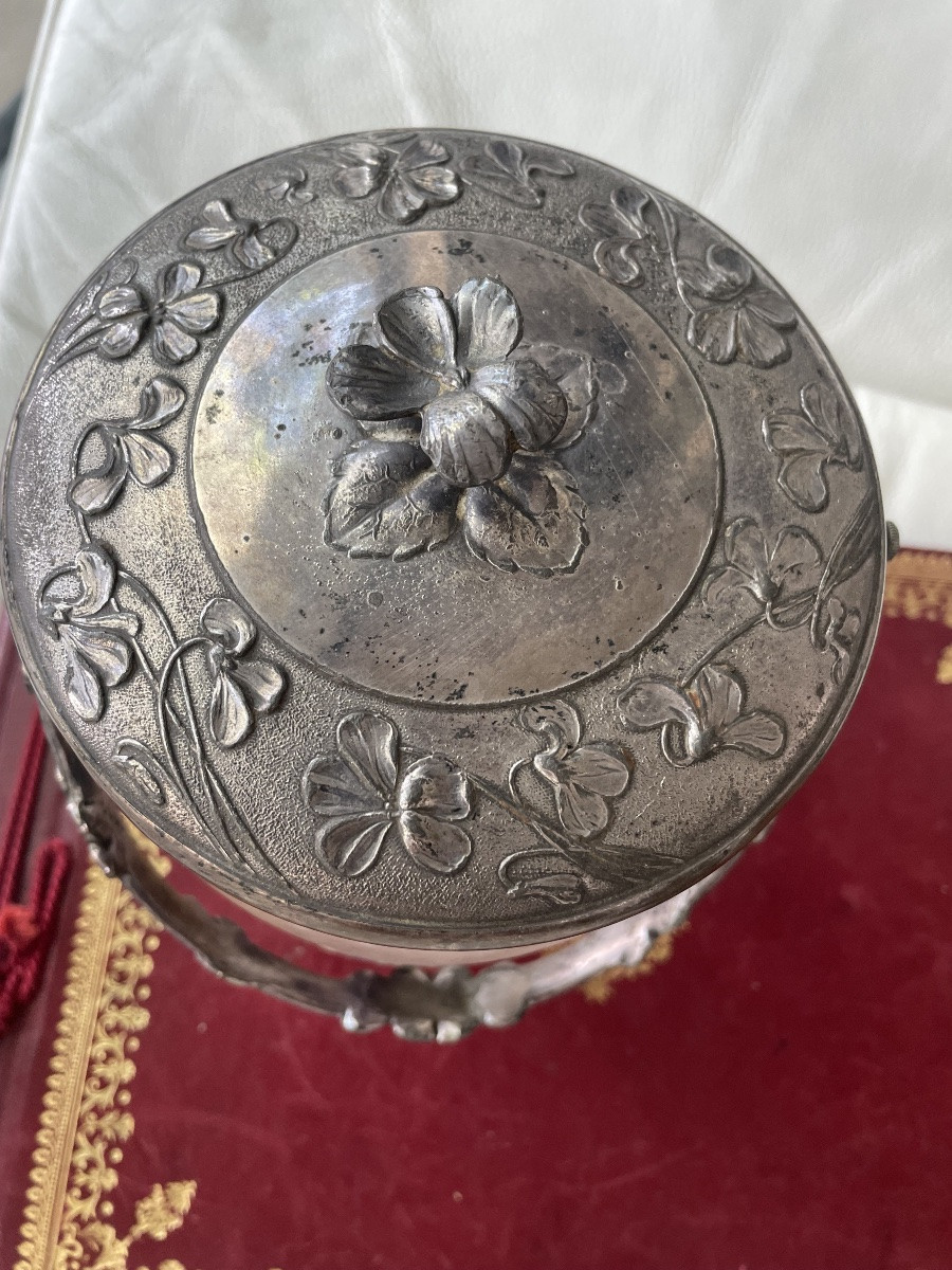 Enameled Glass Candy Box -photo-3