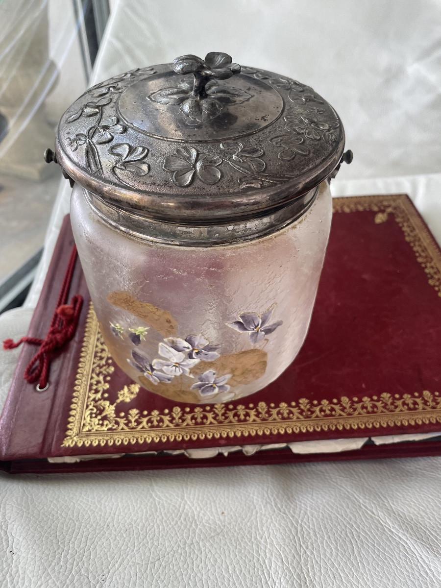 Enameled Glass Candy Box -photo-7